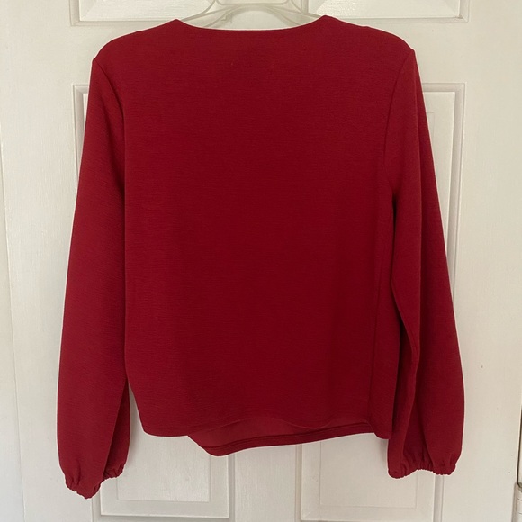 Madewell Texture & Thread Wrap Top - Picture 3 of 8